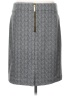MICHAEL Michael Kors Chevron-herringbone Gray Casual Skirt Size 12 - photo 2