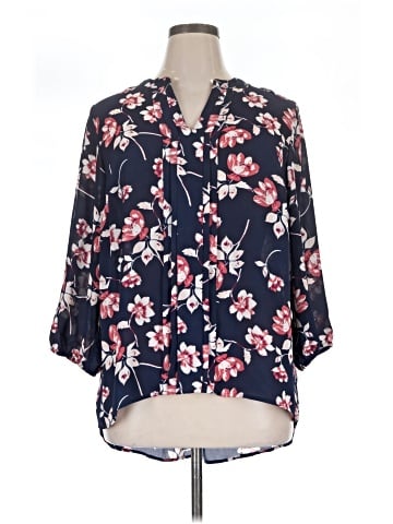 41Hawthorn 3/4 Sleeve Blouse (view 1)