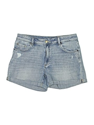 Cosmic Blue Love Denim Shorts (view 1)