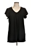 Reborn J Black Short Sleeve Blouse Size L - photo 1