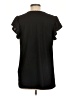Reborn J Black Short Sleeve Blouse Size L - photo 2