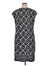 Chico's Graphic Black Casual Dress Size XL (3) - photo 2