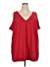 Torrid Red Sleeveless Blouse Size 5X Plus (6) - photo 1