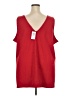 Torrid Red Sleeveless Blouse Size 5X Plus (6) - photo 2