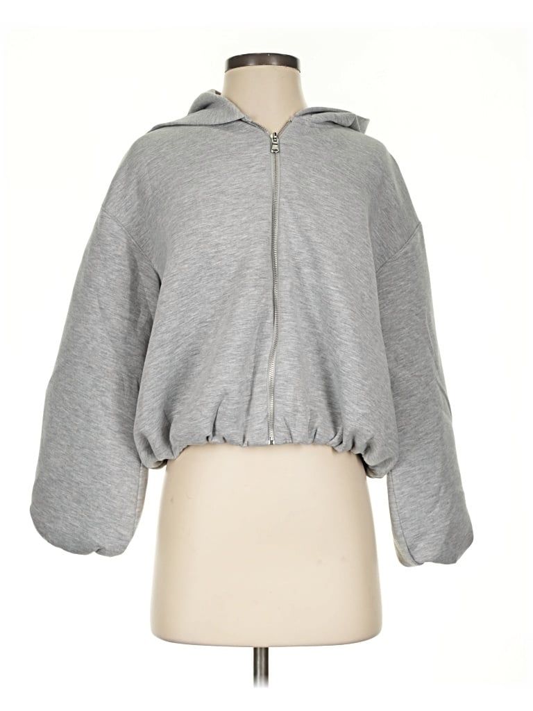 Pre-owned Active By Old Navy Zip Up Hoodie In Gray