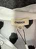 L'Agence 100% Silk Polka Dots White Long Sleeve Silk Top Size XS (0) - photo 7