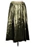 Calligraphie 100% Polyester Metallic Gold Formal Skirt Size L - photo 1