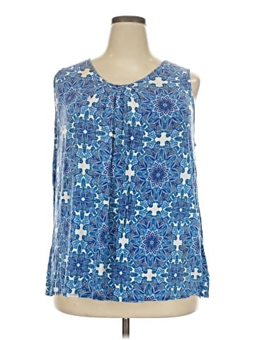 Roz & Ali Sleeveless Blouse (view 1)