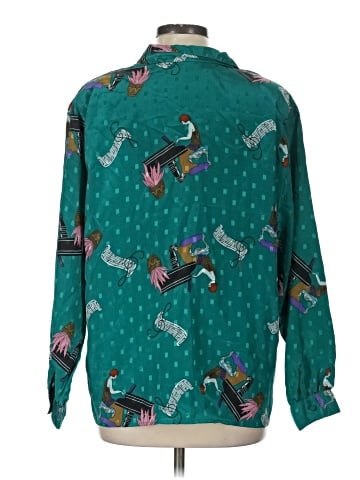 Diane von Furstenberg Long Sleeve Blouse (view 2)