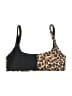 Unbranded Animal Print Black Swimsuit Top Size S - photo 1