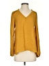 Massimo Dutti Yellow Long Sleeve Blouse Size XS (estimated) - photo 1