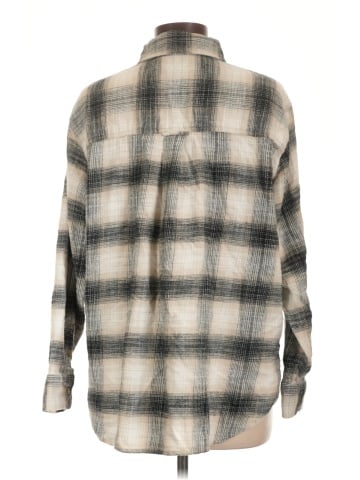 American Eagle Outfitters Long Sleeve Button-Down Shirt (view 2)