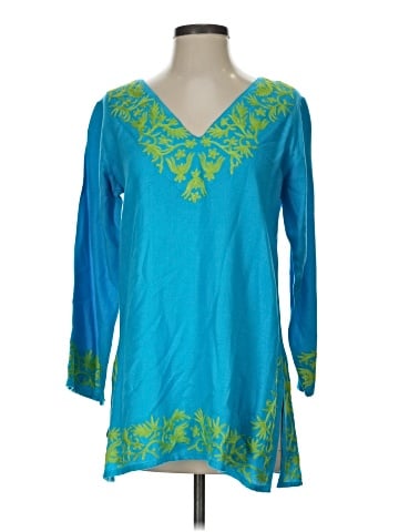 Gretchen Scott Designs 3/4 Sleeve Blouse (view 1)