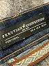 Peruvian Connection Chevron-herringbone Blue Jeans Size 4 - photo 4