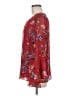 CAbi 100% Polyester Red 3/4 Sleeve Blouse Size M - photo 5