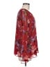 CAbi 100% Polyester Red 3/4 Sleeve Blouse Size M - photo 4