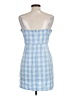 BP. Checkered-gingham Blue Casual Dress Size L - photo 2