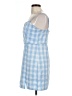 BP. Checkered-gingham Blue Casual Dress Size L - photo 5
