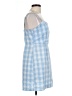 BP. Checkered-gingham Blue Casual Dress Size L - photo 4