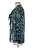 Bellatrix 100% Polyester Teal Long Sleeve Blouse Size M - photo 5