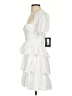 PrettyLittleThing 100% Polyester White Cocktail Dress Size 0 - photo 5