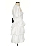 PrettyLittleThing 100% Polyester White Cocktail Dress Size 0 - photo 4