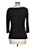 Three Dots Black 3/4 Sleeve T-Shirt Size L - photo 2