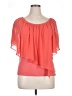 Thalia Sodi Orange Short Sleeve Blouse Size XL - photo 1