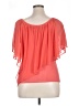 Thalia Sodi Orange Short Sleeve Blouse Size XL - photo 2