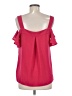 Kut from the Kloth 100% Polyester Red Short Sleeve Top Size M - photo 2