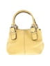 Tignanello 100% Leather Solid Yellow Leather Shoulder Bag One size - photo 3
