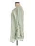 Blu Pepper 100% Rayon Green 3/4 Sleeve Blouse Size L - photo 5