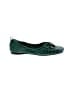 FRAME 100% Leather Green Flats Size EU 37 1/2 - photo 1