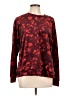 Simply Vera Vera Wang Floral Red Pullover Sweater Size L - photo 1