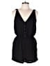 Forever 21 100% Polyester Solid Black Romper Size L - photo 1