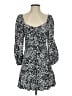 Zara Print Black Casual Dress Size S - photo 1
