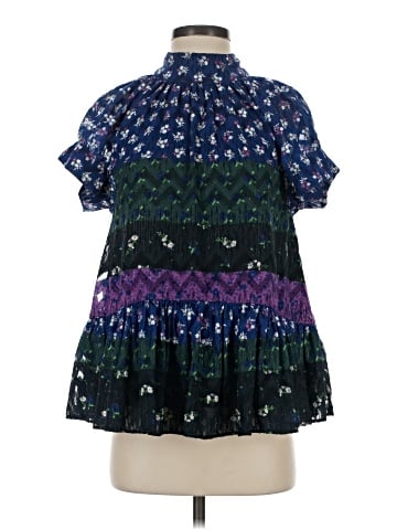 Opening Ceremony Short Sleeve Blouse (view 1)