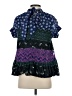 Opening Ceremony 100% Polyester Blue Short Sleeve Blouse Size XS - photo 2