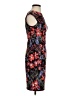 Wisp Graphic Floral Multi Color Black Cocktail Dress Size 2 - photo 4