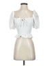 ASOS Design 100% Cotton White Short Sleeve Blouse Size 4 - photo 1
