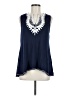 Max Studio Blue Sleeveless T-Shirt Size M - photo 1