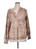 Buffalo by David Bitton Animal Print Tan Pullover Sweater Size XL - photo 1