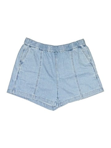 Madewell Denim Easy Pull-On Shorts in Rathmore Wash (view 1)