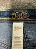 Justice Solid Blue Jeans Size 20 - photo 3