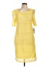 Studio One 100% Polyester Yellow Cocktail Dress Size 12 - photo 1