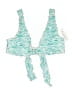 PacSun Print Teal Swimsuit Top One size - photo 1