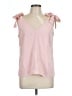 Amanda Uprichard 100% Polyester Pink Sleeveless Blouse Size L - photo 1