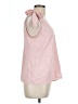 Amanda Uprichard 100% Polyester Pink Sleeveless Blouse Size L - photo 4