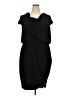 Alex Evenings 100% Polyester Solid Black Cocktail Dress Size 22 - photo 1