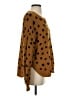 Madewell 100% Cotton Polka Dots Brown Pullover Sweater Size S - photo 4